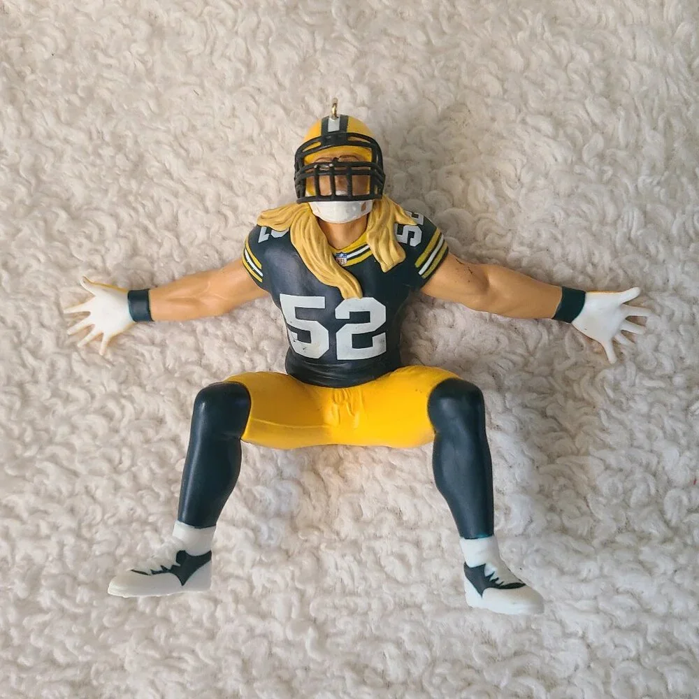 Hallmark 2015 Clay Matthews Green Bay Packers Keepsake Ornament